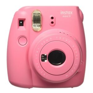 Fujifilm Instax Mini 9 Instant Camera in Flamingo Pink